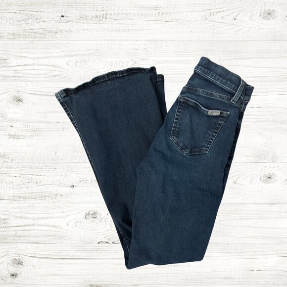 Joe's Jeans High Waist Flare Jeans 24, CASSINI Dark Wash - Picture 1 of 5